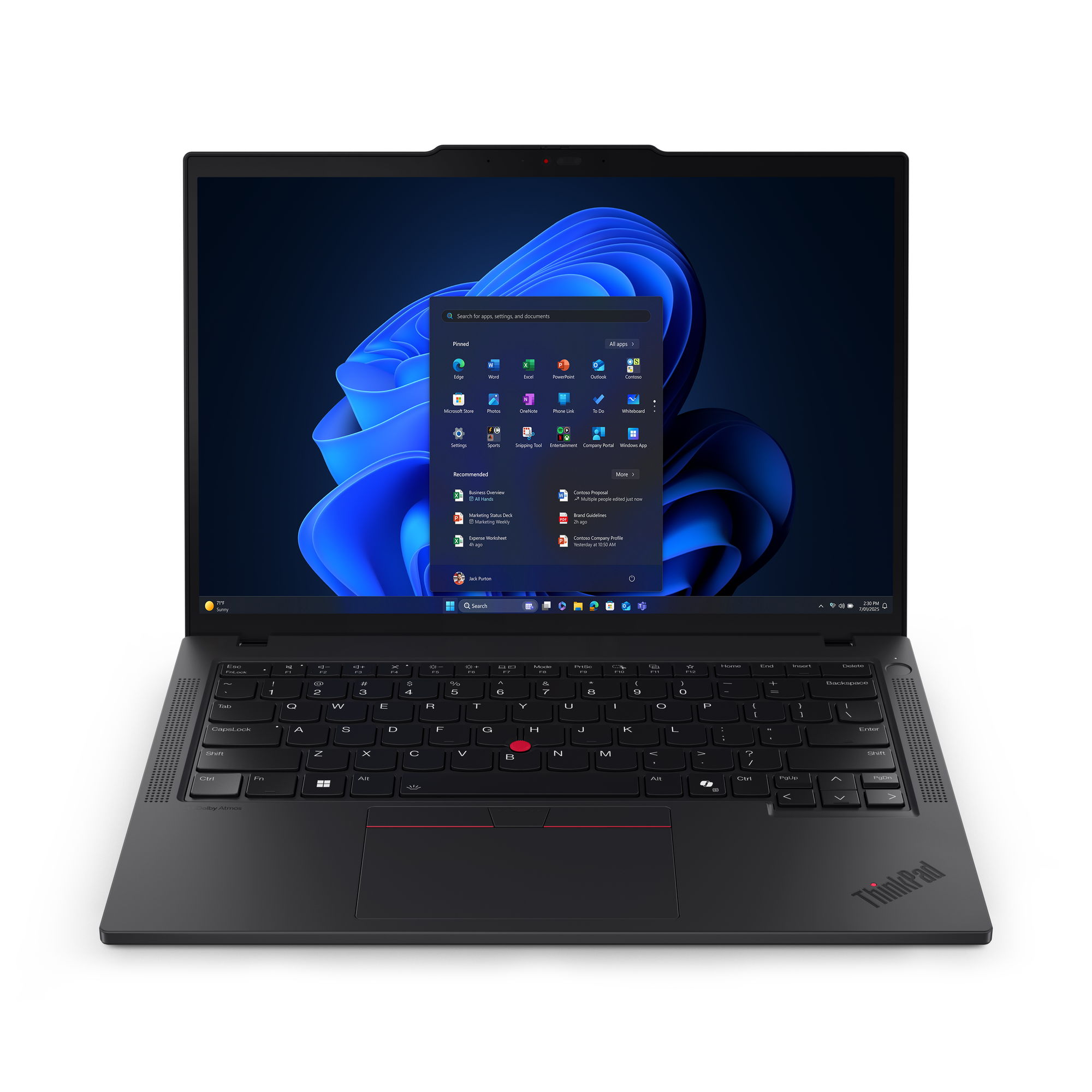 Lenovo ThinkPad T14 Gen 6 (Intel) Copilot+ PC 14' 1920 x 1200 (WUXGA) 258V 32GB 512GB Intel Arc Graphics 140V Windows 11 Pro