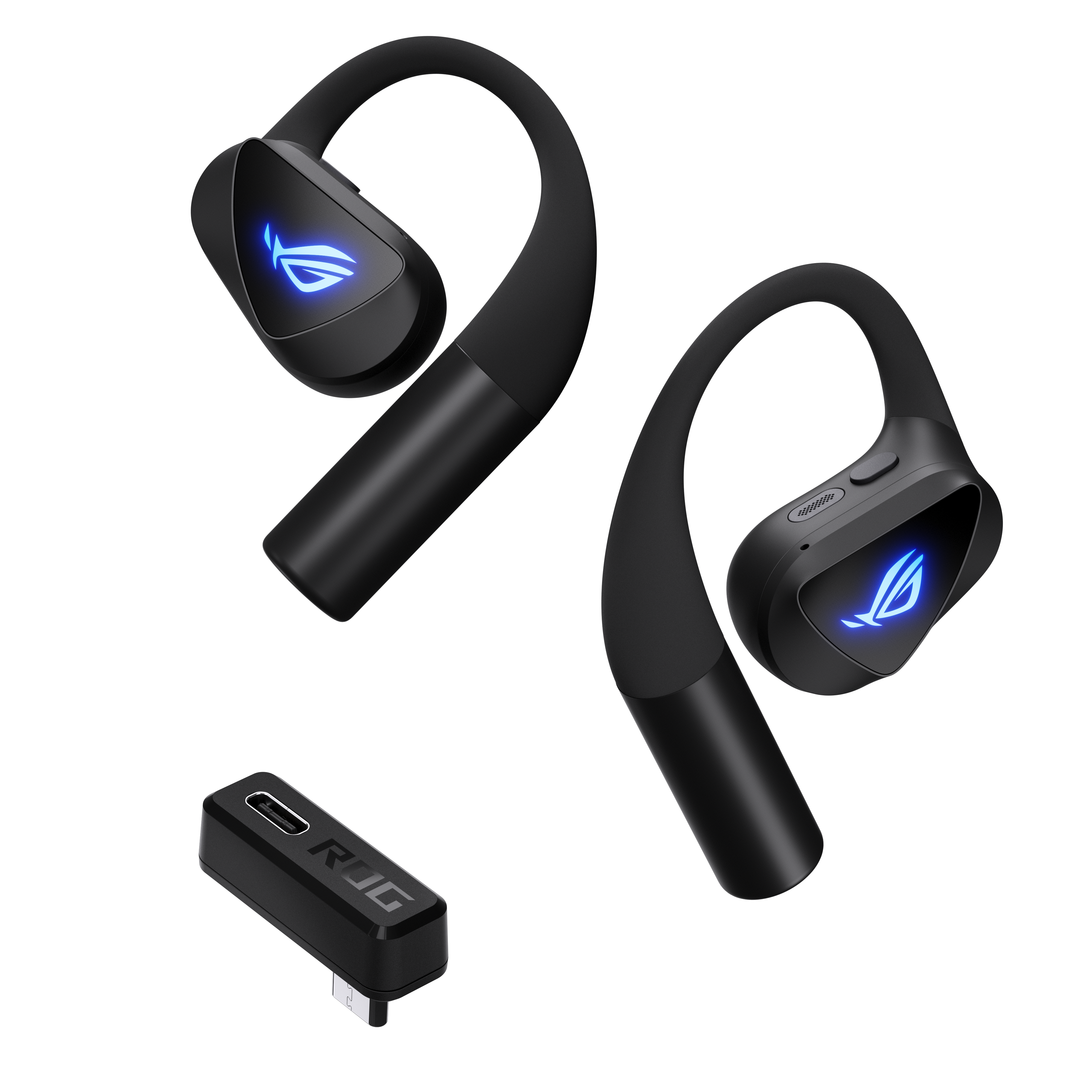 ASUS ROG Cetra Open Wireless TWS earbuds Høretelefoner Sort