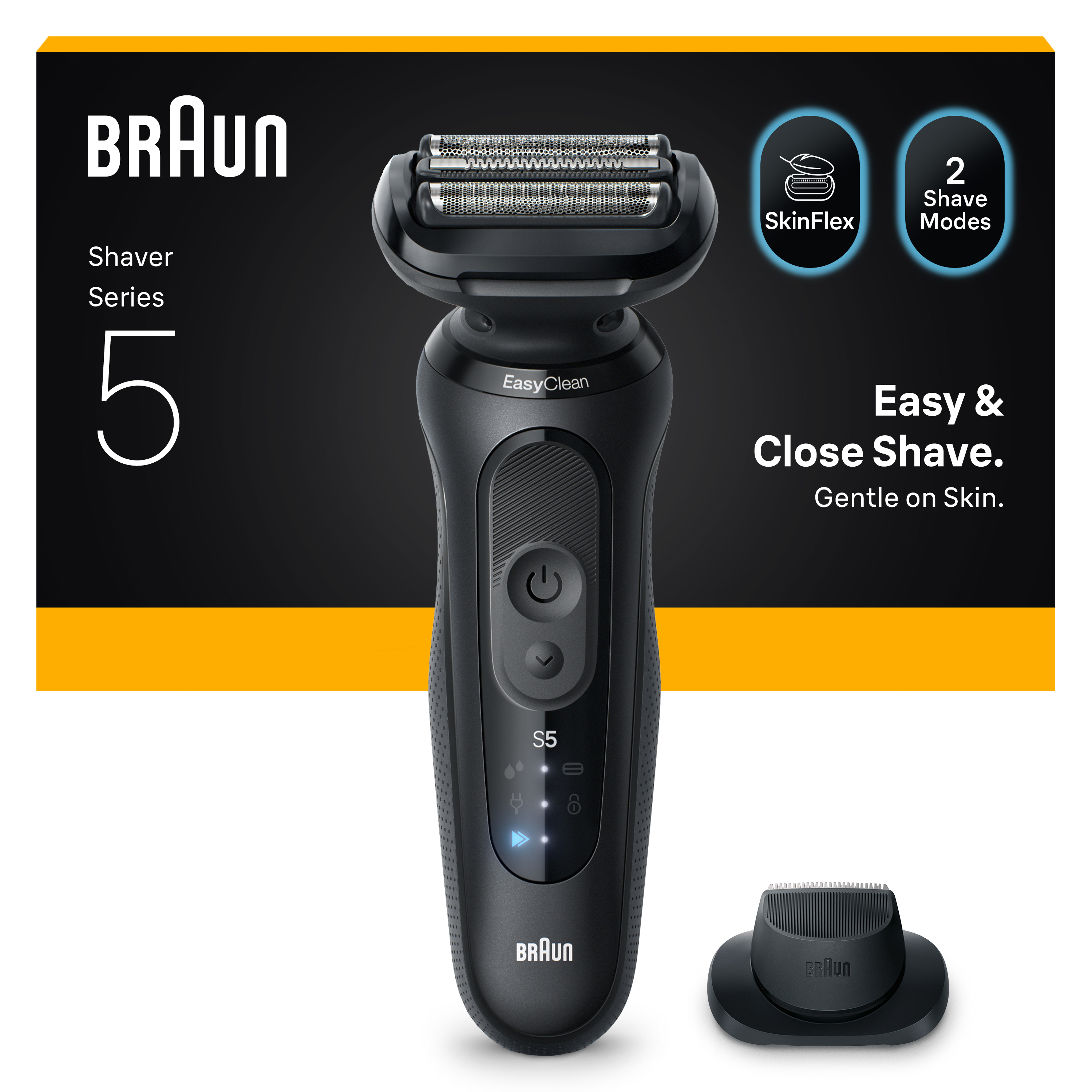 Braun Series 5 52-N1200S Barbermaskine Sort