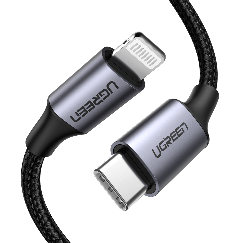 Kabel USB Ugreen Kabel USB-C do Lightning UGREEN Power Delivery, MFi, 18W 1m
