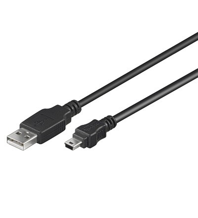 goobay USB-kabel 3m Sort