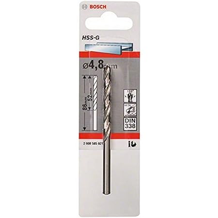 METAL DRILL BIT BOSCH 4,8X86MM HSS-G S
