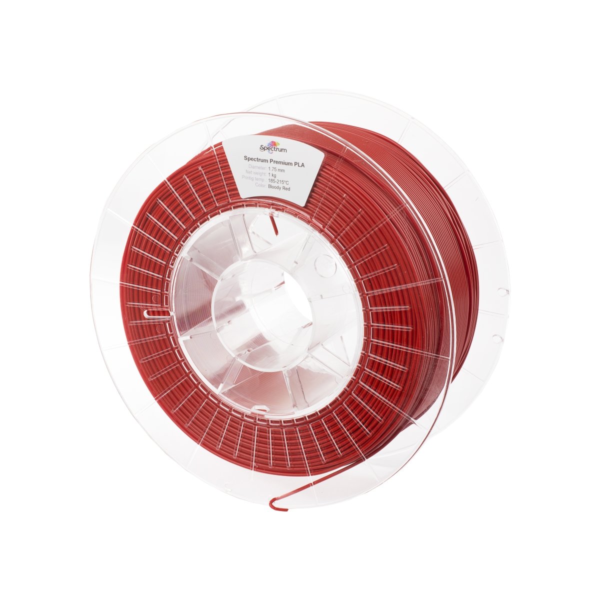 Spectrum 3D Filament PLA Premium 175mm Bloody Red Rot 1kg