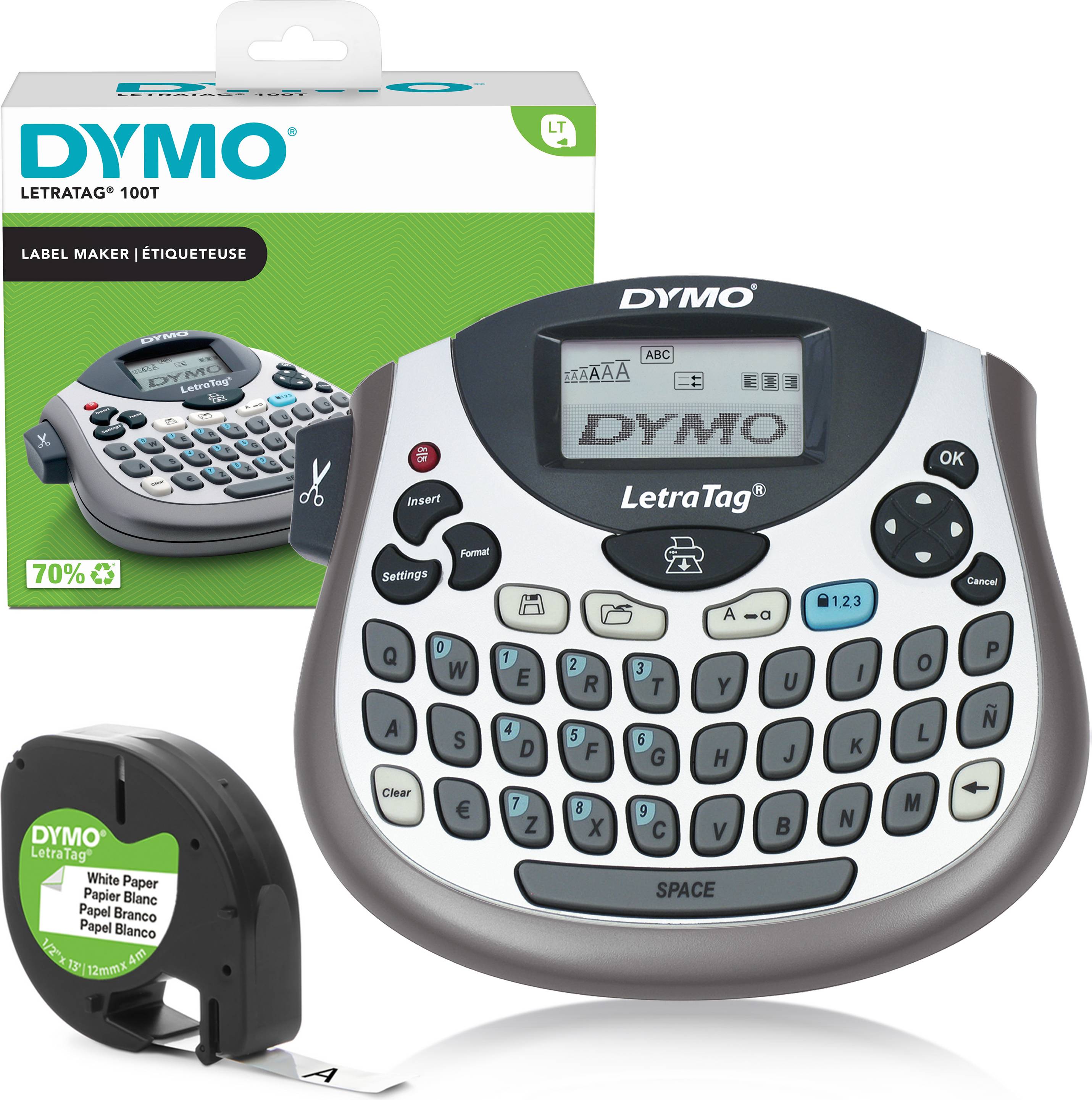 DYMO LetraTag LT-100T Tischgerät QWERTZ-Tastatur