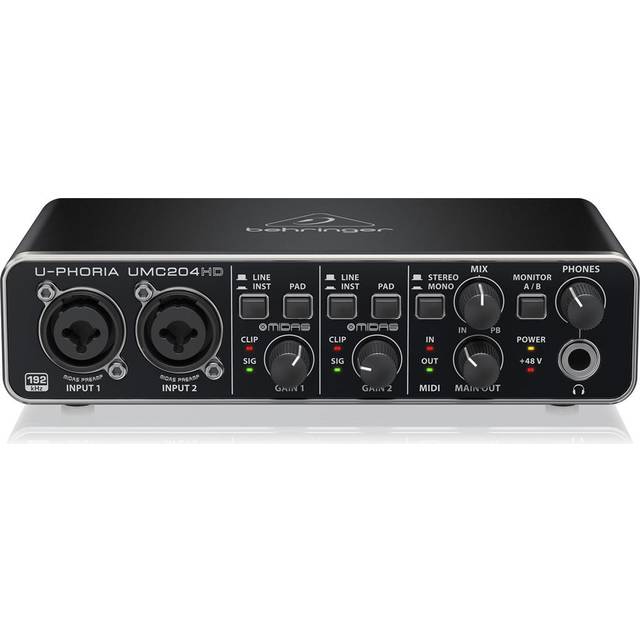 Behringer UMC204HD supplementary music equipment