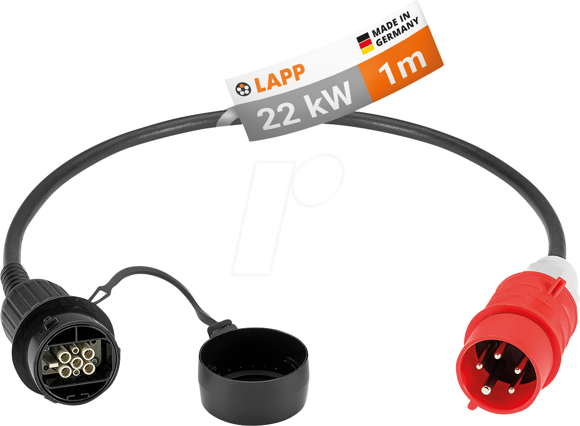 CEE Charging Adapter Universal, up to 22 kW, 3-phase