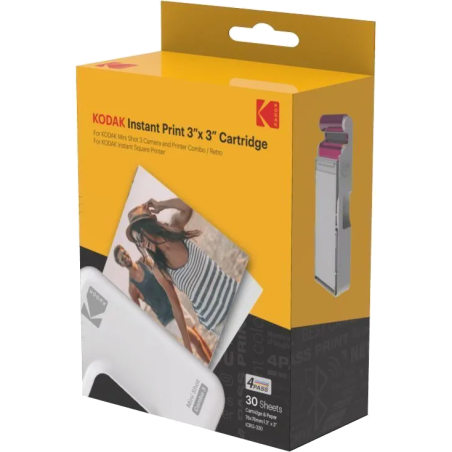 Kodak Printkartusche 30 Blatt Fotopapier 3.0'x3.0' retail