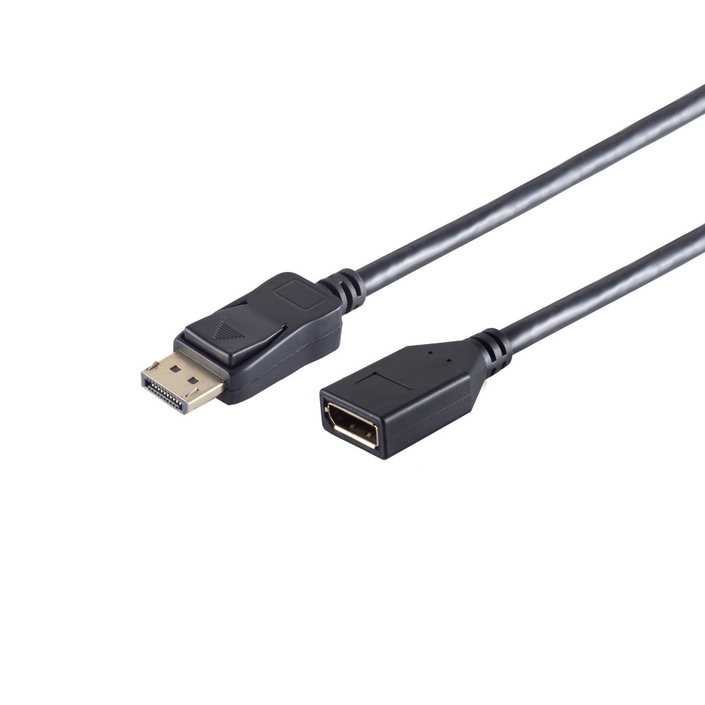 DisplayPort 1.2 Extension Cable, 4K, 5,0m
