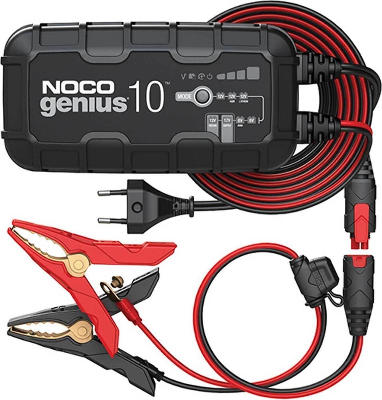 NOCO GENIUS10 EU 10A Battery charger for 6V/12V batteries with maintenance and desulphurisation function