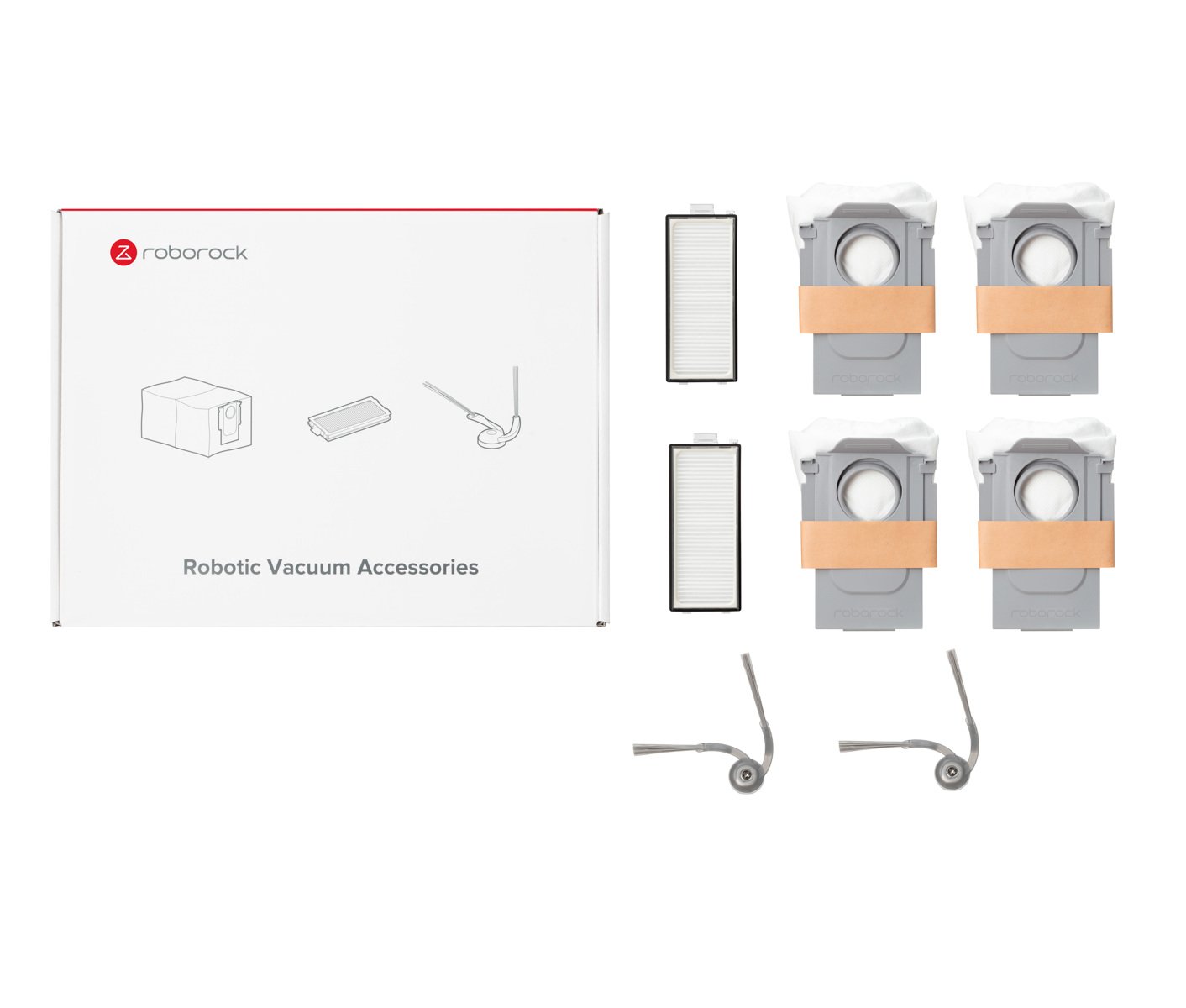 Roborock accessorie kit, Z70 2xfilter, 4xdust bag, 2xside brush