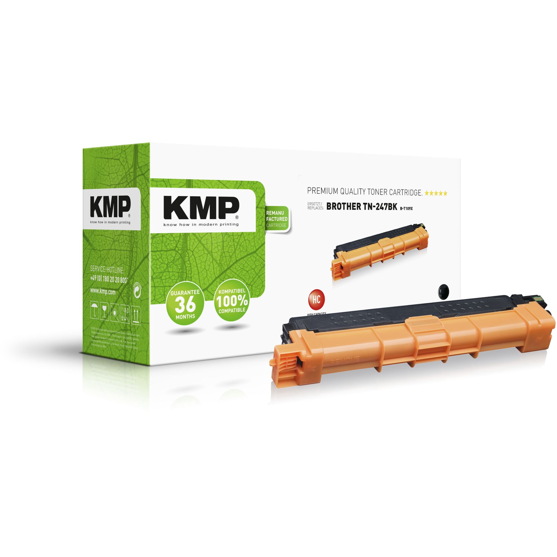 KMP B-T109X Sort 3000 sider Toner