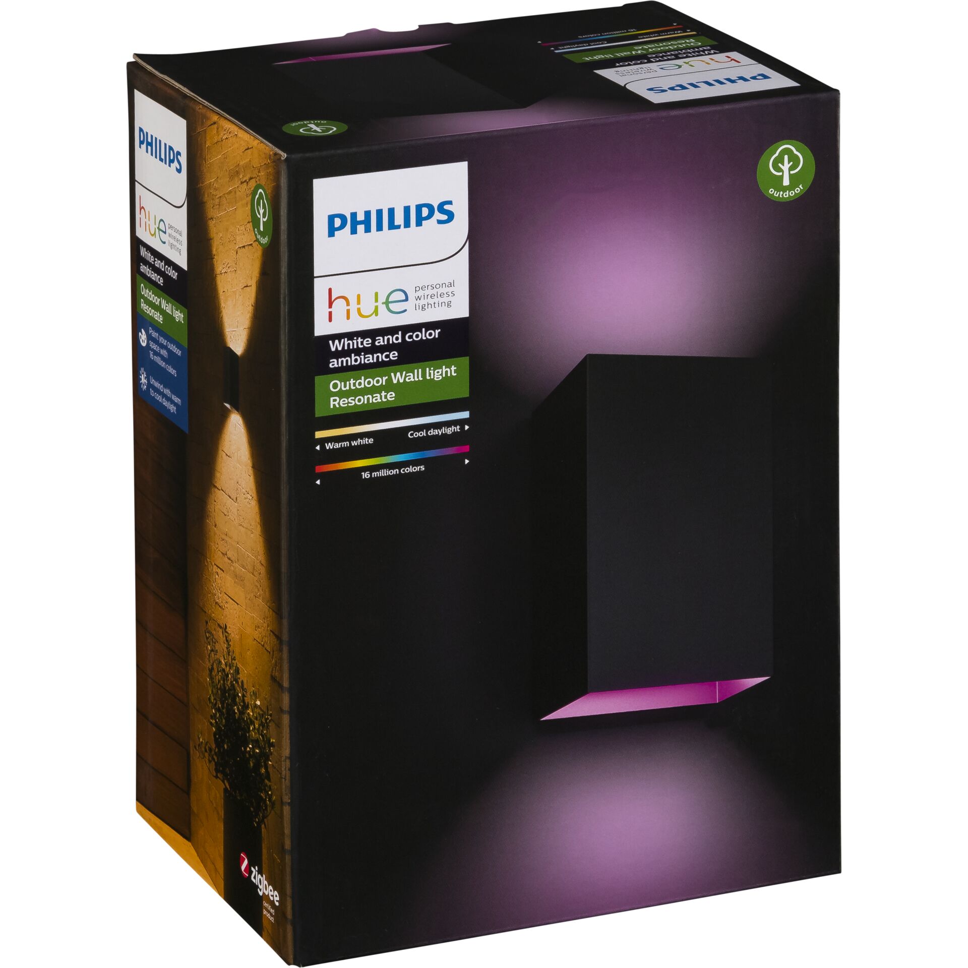 Philips Hue White and Color Ambiance Resonate Væglampe 8W 2000-6500K 16 millioner farver