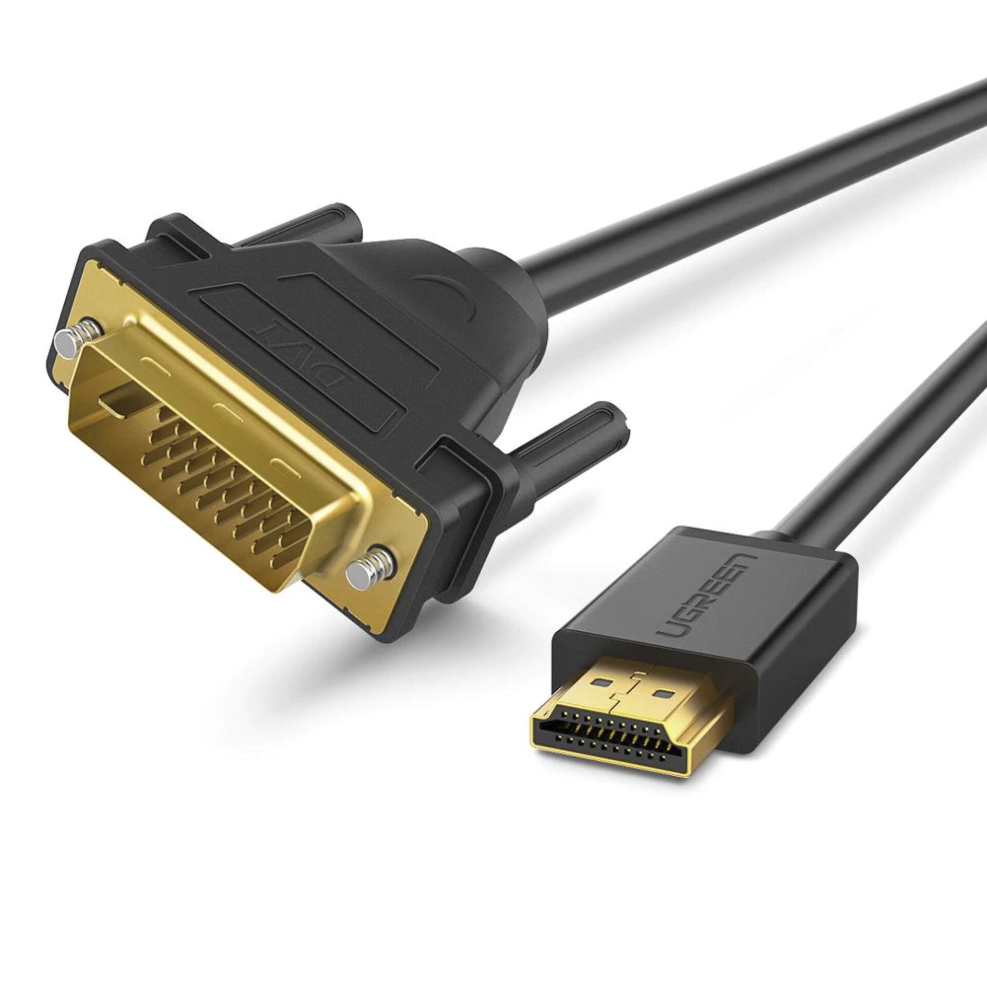 Kabel Ugreen HDMI - DVI-D 1m czarny (30116)