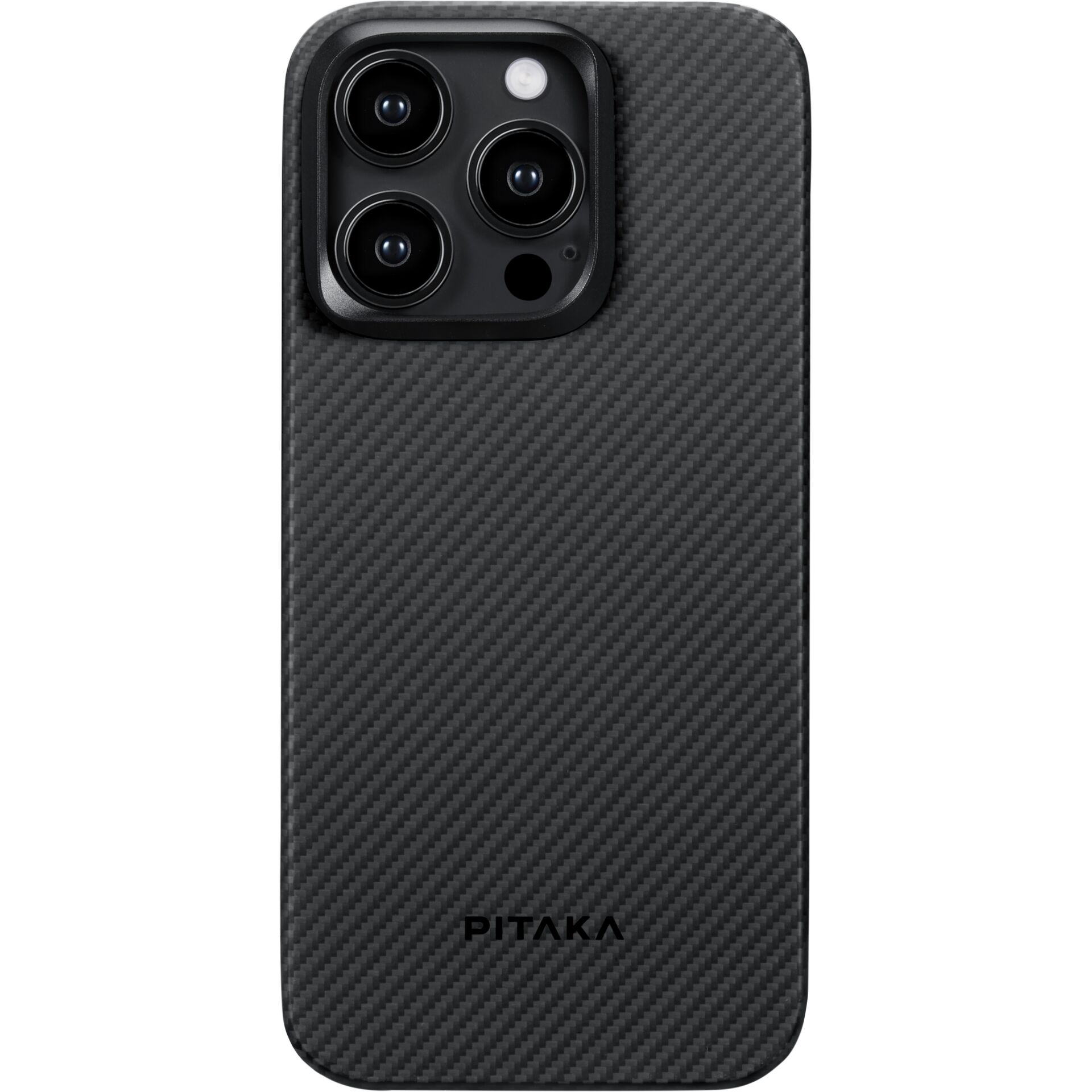 Pitaka MagEZ Case for iPhone 15 Pro (Black/Grey Twill) 600D