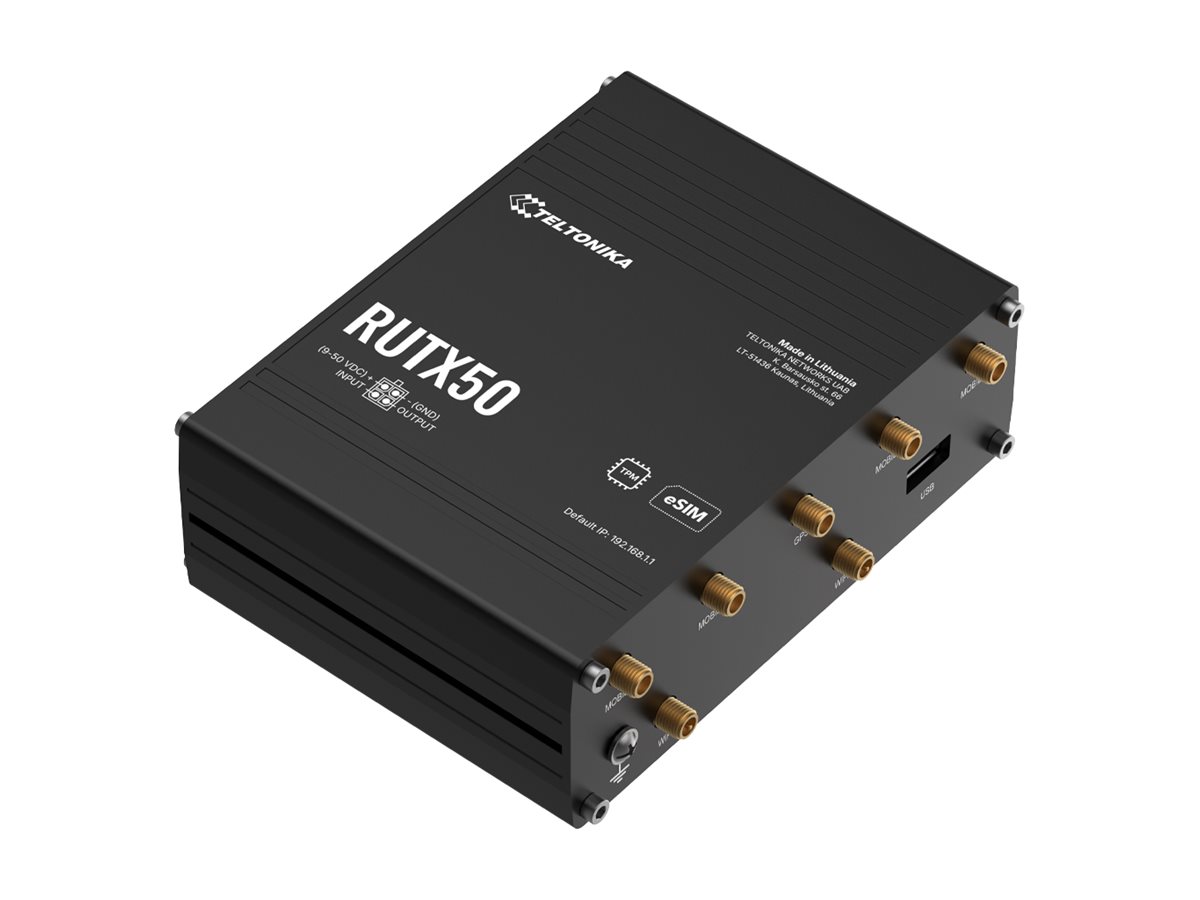Teltonika RUTX50 Dual SIM 5G 4G LTE Emea Router